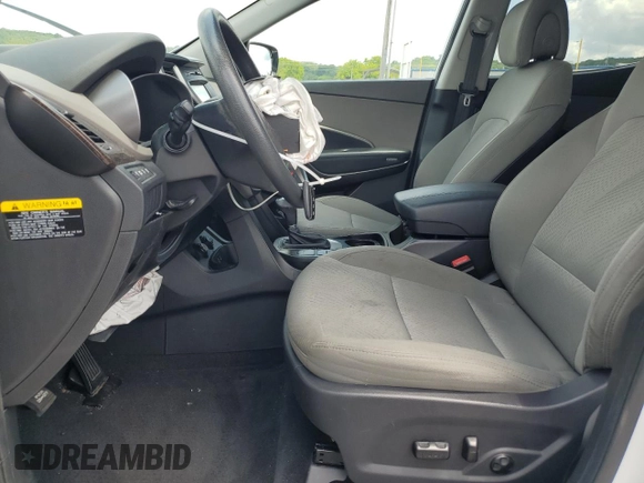 2018 Hyundai Santa Fe 2.4L with VIN 5NMZU3LB5JH060254, listed as a Copart auction lot 61834965 with 58,790 mi miles and Salvage title. Bid and sale history available at DreamBid. Image 7.