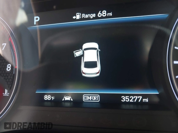 2019 Genesis G70 Advanced with VIN KMTG54LE7KU035128, listed as a IAAI auction lot 41805564 with 35,277 mi miles and . Bid and sale history available at carsss.com. Image 15.