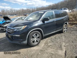 2016 Honda Pilot EX-L with VIN 5FNYF6H79GB106481, listed as a Copart auction lot 50601575 with 169,055 mi miles and Salvage Title. Bid and sale history available at carsss.com. Image 1.