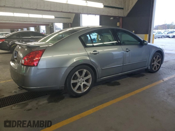 2007 Nissan Maxima SE with VIN 1N4BA41E17C836454, listed as a Copart auction lot 78137324 with 166,000 mi miles and Salvage Title. Bid and sale history available at DreamBid. Image 3.