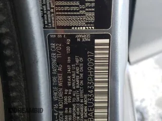2003 BMW 3 Series 325xi with VIN WBAEU33433PH90917, listed as a Copart auction lot 49251395 with 277,403 mi miles and Salvage Title. Bid and sale history available at carsss.com. Image 12.