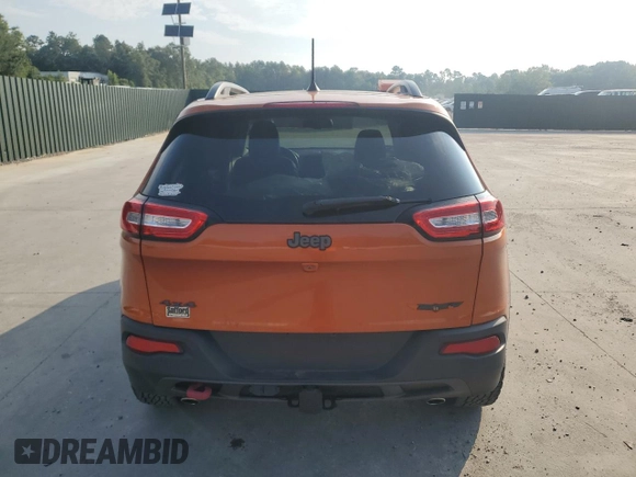2016 Jeep Cherokee Trailhawk z VIN 1C4PJMBS6GW252974, wystawiony jako Copart lot #63652465 z przebiegiem 160 641 mil mil oraz Szkoda całkowita • Salvage title. Historia ofert i sprzedaży dostępna na DreamBid. Obrazek 6.