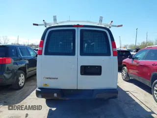 2017 Chevrolet Express Cargo Van with VIN 1GCWGAFF3H1115639, listed as a IAAI auction lot 42024442 with 150,274 mi miles. Bid and sale history available at carsss.com. Image 16.