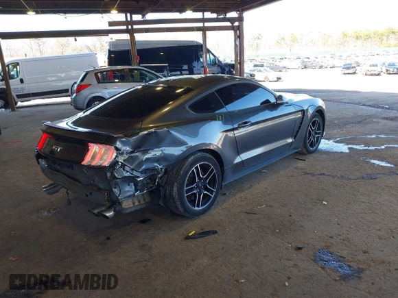 2019 Ford Mustang GT with VIN 1FA6P8CF3K5152306, listed as a IAAI auction lot 41923941 with 58,757 mi miles. Bid and sale history available at carsss.com. Image 4.