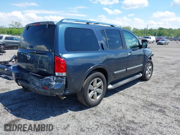 2014 Nissan Armada SV z VIN 5N1AA0NC2EN607107, wystawiony jako IAAI lot #42198605 z przebiegiem 241 099 mil mil oraz . Historia ofert i sprzedaży dostępna na DreamBid. Obrazek 4.