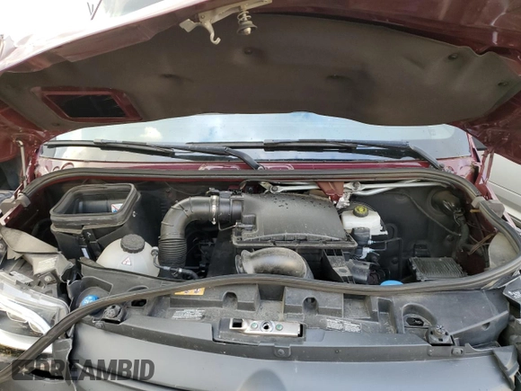 2022 Mercedes-Benz Sprinter with VIN W1Z4DFHY9NT090071, listed as a Copart auction lot 80545164 with 32,695 mi miles and Salvage Title. Bid and sale history available at DreamBid. Image 12.
