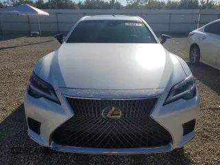 2021 Lexus LS with VIN JTHD51FF6M5015355, listed as a Copart auction lot 74185714 with 0 mi miles and Salvage Title. Bid and sale history available at carsss.com. Image 5.
