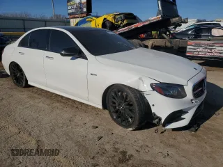 2017 Mercedes-Benz E-Class AMG E 43 with VIN WDDZF6EB7HA174680, listed as a Copart auction lot 85718144 with 94,799 mi miles and Salvage Title. Bid and sale history available at carsss.com. Image 4.