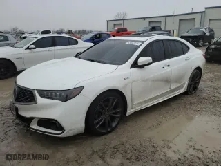 2018 Acura TLX w/A-SPEC Pkg with VIN 19UUB2F6XJA013287, listed as a Copart auction lot 43342875 with 0 mi miles and Salvage Title. Bid and sale history available at carsss.com. Image 1.