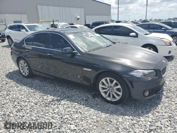 2016 BMW 5 Series 535i with VIN WBA5B1C55GG134255, listed as a Copart auction lot 51782485 with 126,992 mi miles and Clean Title. Bid and sale history available at DreamBid. Image 4.