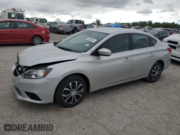 2019 Nissan Sentra S z VIN 3N1AB7AP7KY444961, wystawiony jako Copart lot #58350804 z przebiegiem 43 093 mil mil oraz Nie do naprawy • Non repairable. Historia ofert i sprzedaży dostępna na DreamBid. Obrazek 1.