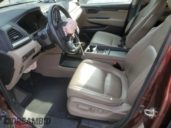 2018 Honda Odyssey EX-L with VIN 5FNRL6H73JB085115, listed as a Copart auction lot 50574975 with 166,626 mi miles and Non Repairable. Bid and sale history available at carsss.com. Image 7.