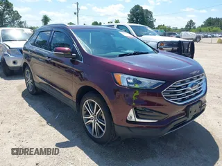 2021 Ford Edge Titanium z VIN 2FMPK3K95MBA01053, wystawiony jako IAAI lot #42109262 z przebiegiem 54 350 mil mil oraz . Historia ofert i sprzedaży dostępna na DreamBid. Obrazek 1.