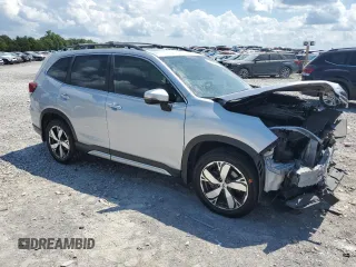 2021 Subaru Forester Touring with VIN JF2SKAXCXMH458971, listed as a Copart auction lot 64107045 with 59,672 mi miles and Salvage title. Bid and sale history available at DreamBid. Image 4.