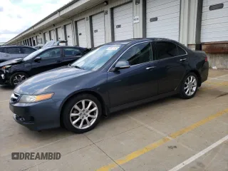 2008 Acura TSX with VIN JH4CL96898C002635, listed as a Copart auction lot 60815145 with 232,830 mi miles and Salvage title. Bid and sale history available at DreamBid. Image 1.