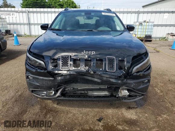 2022 Jeep Cherokee Trailhawk with VIN 1C4PJMBX3ND555098, listed as a Copart auction lot 58559374 with 0 mi miles and Salvage Title. Bid and sale history available at carsss.com. Image 5.