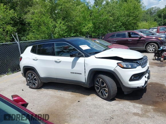 2024 Jeep Compass Limited с VIN 3C4NJDCN1RT595118, выставлен на аукционе IAAI как лот 42666248 с пробегом 42 342 миль миль и . История ставок и продаж доступна на DreamBid. Изображение 13.