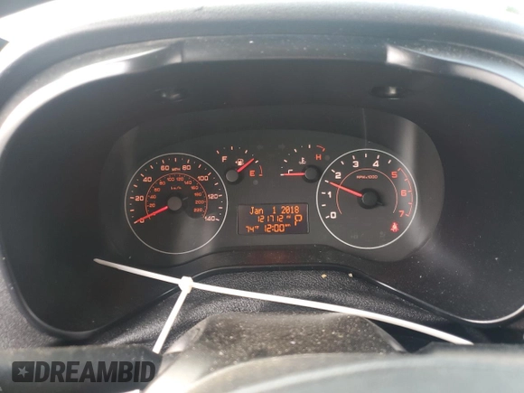 2019 Ram ProMaster City Cargo Tradesman SLT with VIN ZFBHRFBB5K6M01069, listed as a Copart auction lot 54691005 with 121,712 mi miles and Salvage title. Bid and sale history available at DreamBid. Image 9.