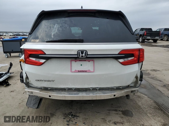 2022 Honda Odyssey EX with VIN 5FNRL6H59NB018877, listed as a Copart auction lot 47428685 with 65,333 mi miles and Salvage Title. Bid and sale history available at DreamBid. Image 6.