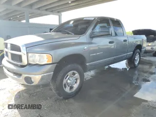 2005 Dodge Ram 2500 SLT with VIN 3D7KR28C85G773185, listed as a Copart auction lot 68226534 with 313,971 mi miles and Salvage Title. Bid and sale history available at carsss.com. Image 1.
