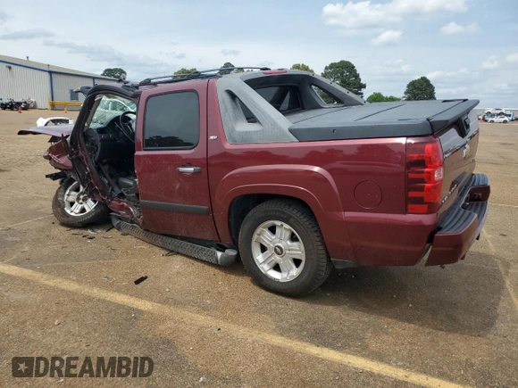 2008 Chevrolet Avalanche 3LT with VIN 3GNFK12388G221880, listed as a Copart auction lot 55097845 with 188,328 mi miles and Salvage title. Bid and sale history available at DreamBid. Image 2.