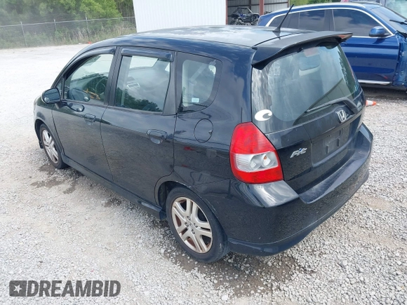 2007 Honda Fit Sport with VIN JHMGD37627S051981, listed as a IAAI auction lot 42081339 with 243,703 mi miles and . Bid and sale history available at DreamBid. Image 3.