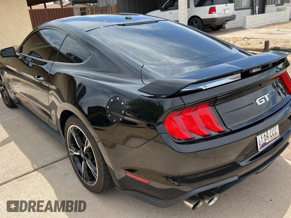 2019 Ford Mustang GT z VIN 1FA6P8CF5K5204048, wystawiony jako Copart lot #58845815 z przebiegiem 47 852 mil mil oraz Tytuł czysty. Historia ofert i sprzedaży dostępna na DreamBid. Obrazek 3.