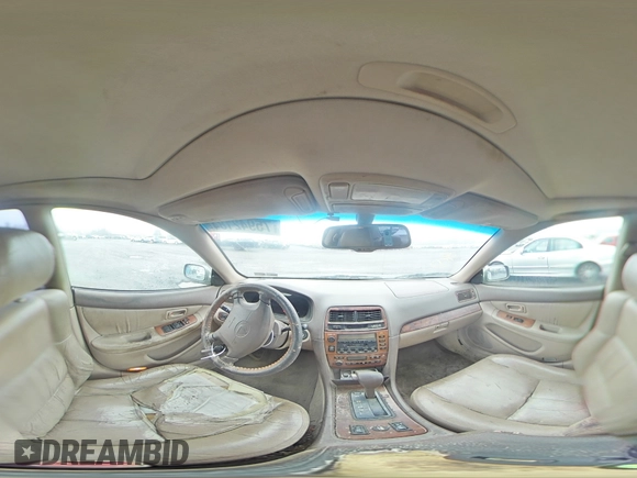 2000 Lexus ES 300 with VIN JT8BF28GXY5091263, listed as a Copart auction lot 61767595 with 250,041 mi miles and Salvage title. Bid and sale history available at DreamBid. Image 13.
