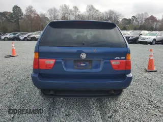 2001 BMW X5 3.0i with VIN WBAFA53521LP22241, listed as a Copart auction lot 79706624 with 145,145 mi miles and Salvage Title. Bid and sale history available at carsss.com. Image 6.