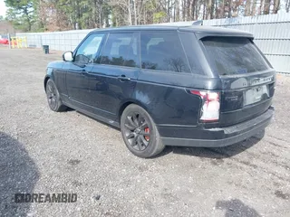 2017 Land Rover Range Rover HSE z VIN SALGS2FVXHA343999, wystawiony jako IAAI lot #41921246 z przebiegiem 125 128 mil mil oraz . Historia ofert i sprzedaży dostępna na DreamBid. Obrazek 3.