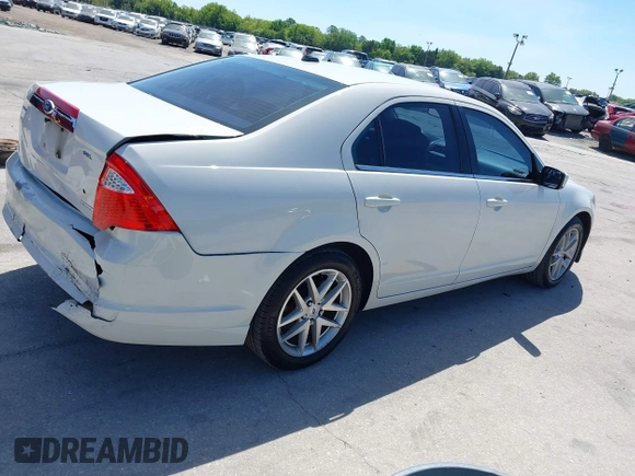 2012 Ford Fusion SEL with VIN 3FAHP0JG7CR201530, listed as a IAAI auction lot 41897282 with 200,153 mi miles. Bid and sale history available at carsss.com. Image 4.
