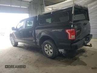 2016 Ford F-150 XLT with VIN 1FTEW1E87GFD46482, listed as a Copart auction lot 56191455 with 120,928 mi miles and Salvage title. Bid and sale history available at DreamBid. Image 2.