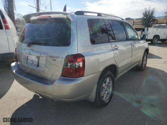 2007 Toyota Highlander with VIN JTEHP21A770221800, listed as a Copart auction lot 46337755 with 207,895 mi miles and Salvage Title. Bid and sale history available at carsss.com. Image 4.