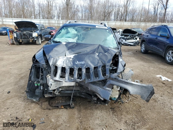 2015 Jeep Cherokee Latitude with VIN 1C4PJMCS3FW513698, listed as a Copart auction lot 49854255 with 0 mi miles and Clean Title. Bid and sale history available at carsss.com. Image 5.