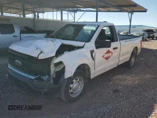 2021 Ford F-150 XL with VIN 1FTMF1C57MKE89519, listed as a Copart auction lot 49420105 with 134,507 mi miles and Salvage title. Bid and sale history available at DreamBid. Image 1.
