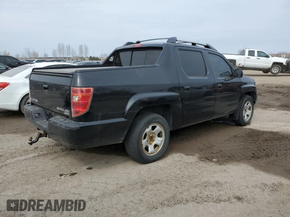 2009 Honda Ridgeline RTL with VIN 2HJYK165X9H002865, listed as a Copart auction lot 52682515 with 260,785 mi miles and Clean Title. Bid and sale history available at carsss.com. Image 3.