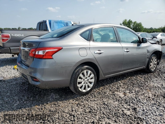 2017 Nissan Sentra S with VIN 3N1AB7AP0HY350932, listed as a Copart auction lot 58932145 with 145,154 mi miles and Salvage title. Bid and sale history available at DreamBid. Image 3.