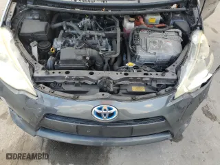 2012 Toyota Prius c One with VIN JTDKDTB32C1515246, listed as a Copart auction lot 44712665 with NaN miles and Salvage Title. Bid and sale history available at carsss.com. Image 11.