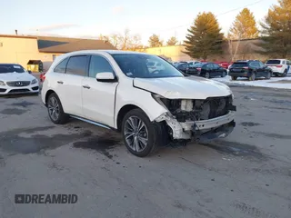 2019 Acura MDX w/Technology Pkg with VIN 5J8YD4H50KL023019, listed as a IAAI auction lot 41307446 with 62,921 mi miles. Bid and sale history available at carsss.com. Image 1.