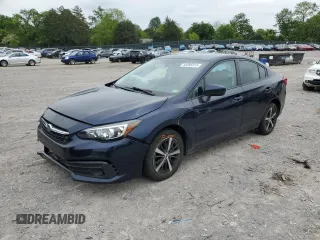 2021 Subaru Impreza Premium with VIN 4S3GKAV64M3606174, listed as a Copart auction lot 56066815 with 58,967 mi miles and Salvage title. Bid and sale history available at DreamBid. Image 1.