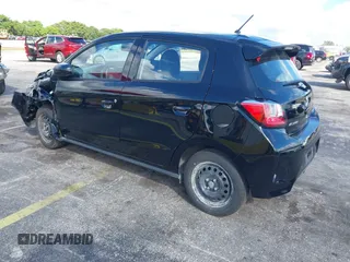 2024 Mitsubishi Mirage ES with VIN ML32AUHJ2RH019841, listed as a IAAI auction lot 41623414 with 6,629 mi miles and . Bid and sale history available at DreamBid. Image 3.