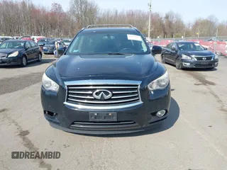 2013 Infiniti JX35 with VIN 5N1AL0MM2DC349038, listed as a IAAI auction lot 42087824 with 162,200 mi miles. Bid and sale history available at carsss.com. Image 12.