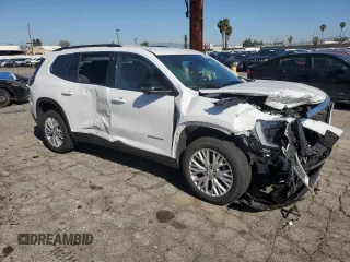 2024 GMC Acadia FWD Elevation z VIN 1GKENKKS1RJ196656, wystawiony jako Copart lot #52555175 z przebiegiem 22 337 mil mil oraz Szkody całkowita. Historia ofert i sprzedaży dostępna na DreamBid. Obrazek 4.