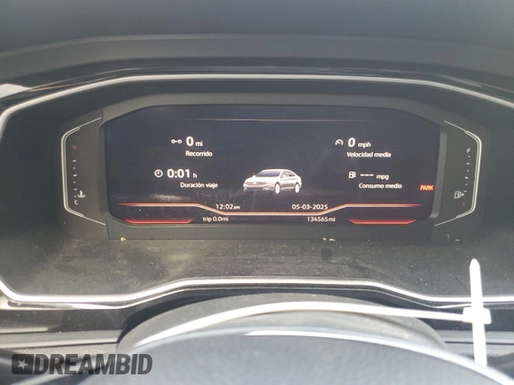 2021 Volkswagen Jetta SEL with VIN 3VWE57BU0MM024234, listed as a Copart auction lot 55984305 with 134,565 mi miles and Salvage title. Bid and sale history available at DreamBid. Image 9.