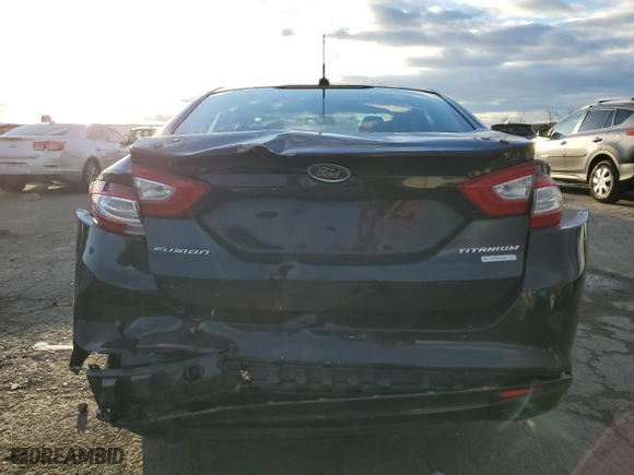 2013 Ford Fusion Titanium with VIN 3FA6P0K96DR309436, listed as a Copart auction lot 83655054 with 127,480 mi miles and Salvage Title. Bid and sale history available at carsss.com. Image 6.