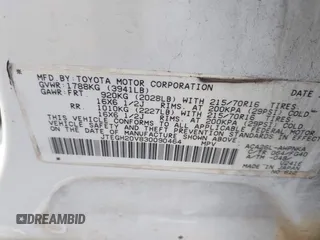 2003 Toyota RAV4 with VIN JTEGH20V830090464, listed as a IAAI auction lot 42249762 with 266,575 mi miles and . Bid and sale history available at DreamBid. Image 9.