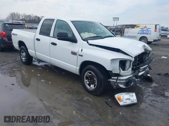 2008 Dodge 2500 ST with VIN 3D7KR28D98G247824, listed as a IAAI auction lot 41576723 with 199,506 mi miles and . Bid and sale history available at DreamBid. Image 1.