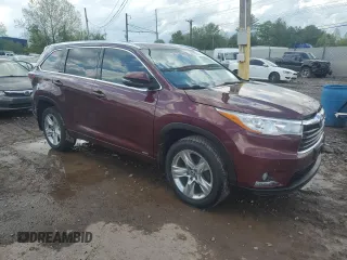 2016 Toyota Highlander Limited with VIN 5TDDCRFH8GS017730, listed as a Copart auction lot 55986315 with 71,593 mi miles and Clean title. Bid and sale history available at DreamBid. Image 4.