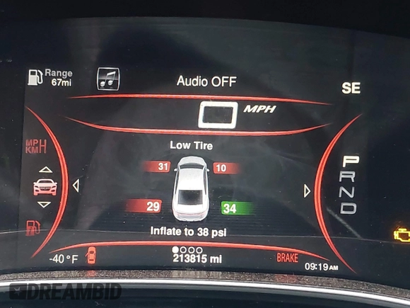 2014 Dodge Dart Aero with VIN 1C3CDFDH2ED854769, listed as a IAAI auction lot 41699609 with 213,815 mi miles and . Bid and sale history available at carsss.com. Image 16.