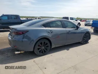 2021 Mazda 6 Carbon Edition with VIN JM1GL1WY7M1602094, listed as a Copart auction lot 50525895 with 15,214 mi miles and Salvage Title. Bid and sale history available at DreamBid. Image 3.